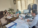 جلسه بررسی نیروهای بخش سینا رضایی آشتیانی مجتمع امیرالمومنین(ع)