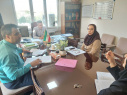 جلسه بررسی نیروهای بخش سینا رضایی آشتیانی مجتمع امیرالمومنین(ع)
