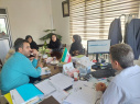 جلسه هماهنگی آزمون نیروی شرکتی ( حجمی) خدمات مرکز ولیعصر ( عج)